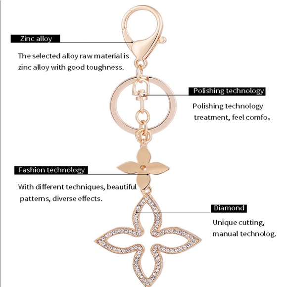 Clover Bag Charm, perfect with Louis Vuitton bags - Picture 7 of 15